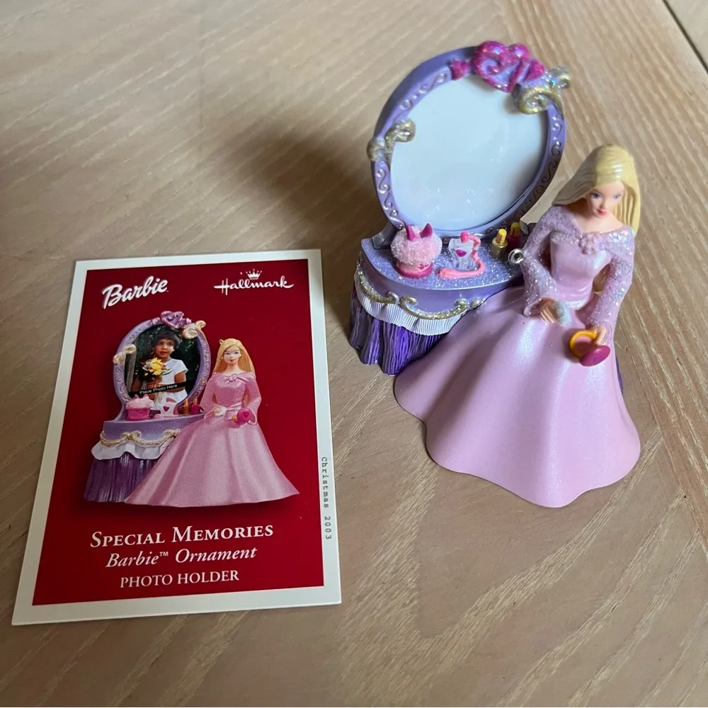 HALLMARK Barbie Special Memories Photo Holder - Dated 2003 Ornament